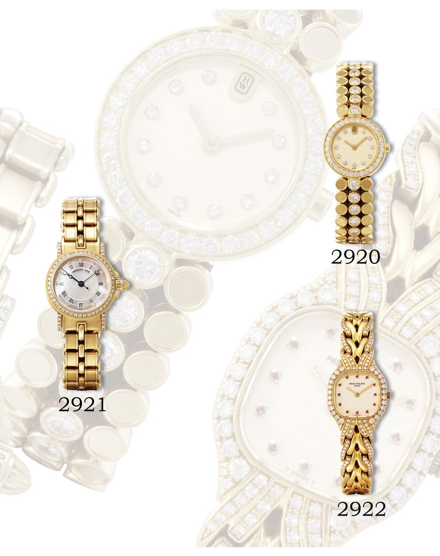PATEK PHILIPPE, REF. 4815/003

LADY'S 18K GOLD, DIAMOND AND RUBY-SET CUSHION-SHAPED BRACELET WATCH