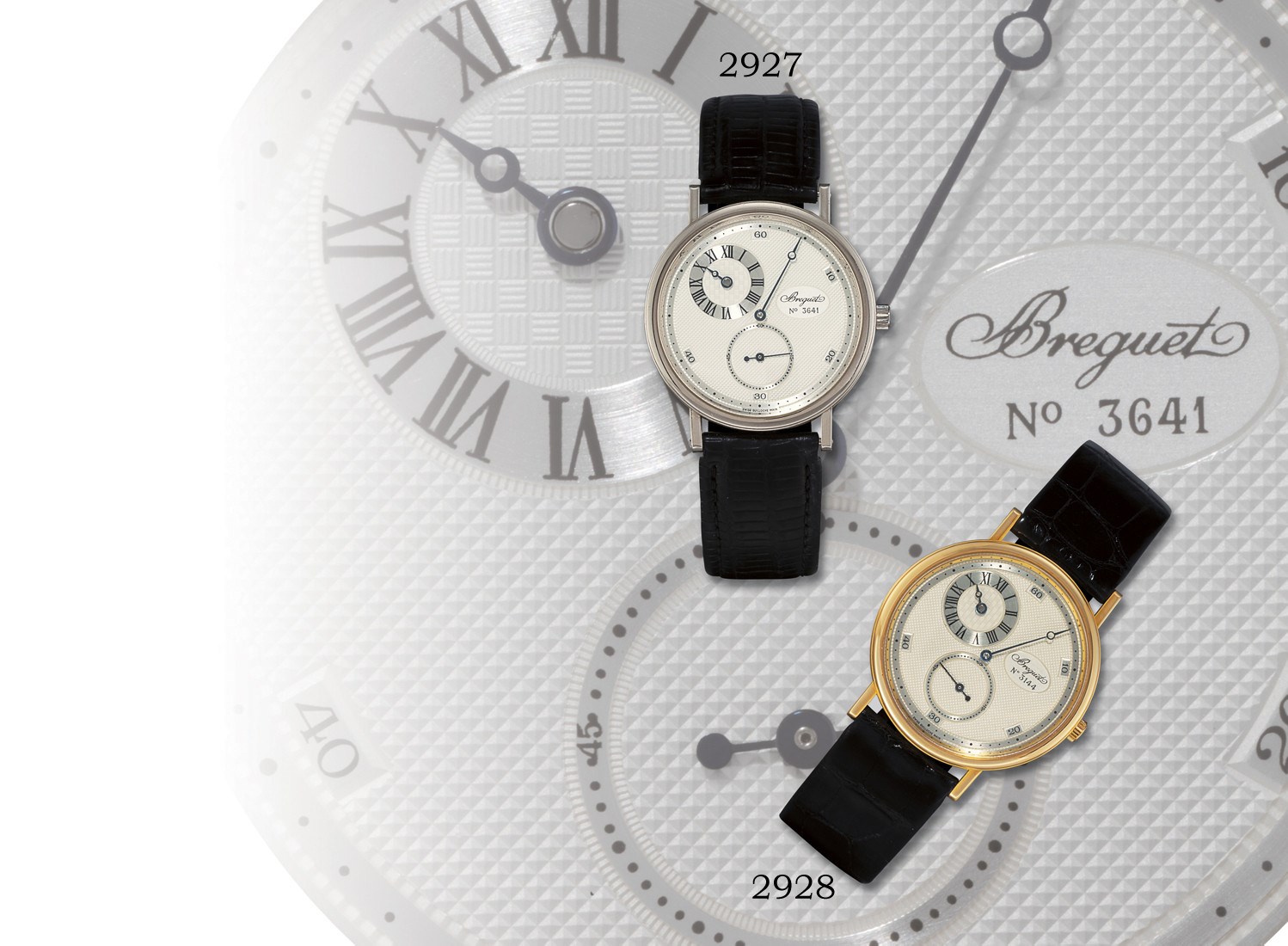 BREGUET, REGULATOR

18K GOLD MANUAL-WINDING WRISTWATCH WITH REGULATOR DIAL