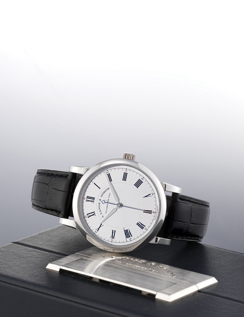 A. LANGE & SÖHNE, "RICHARD LANGE"

950 PLATINUM MANUAL-WINDING OBSERVATION WRISTWATCH WITH SWEEP SECONDS