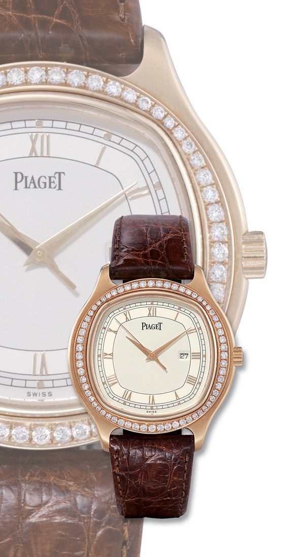 PIAGET

18K PINK GOLD AND DIAMOND-SET SELF-WINDING WRISTWATCH WITH SWEEP SECONDS AND DATE DISPLAY