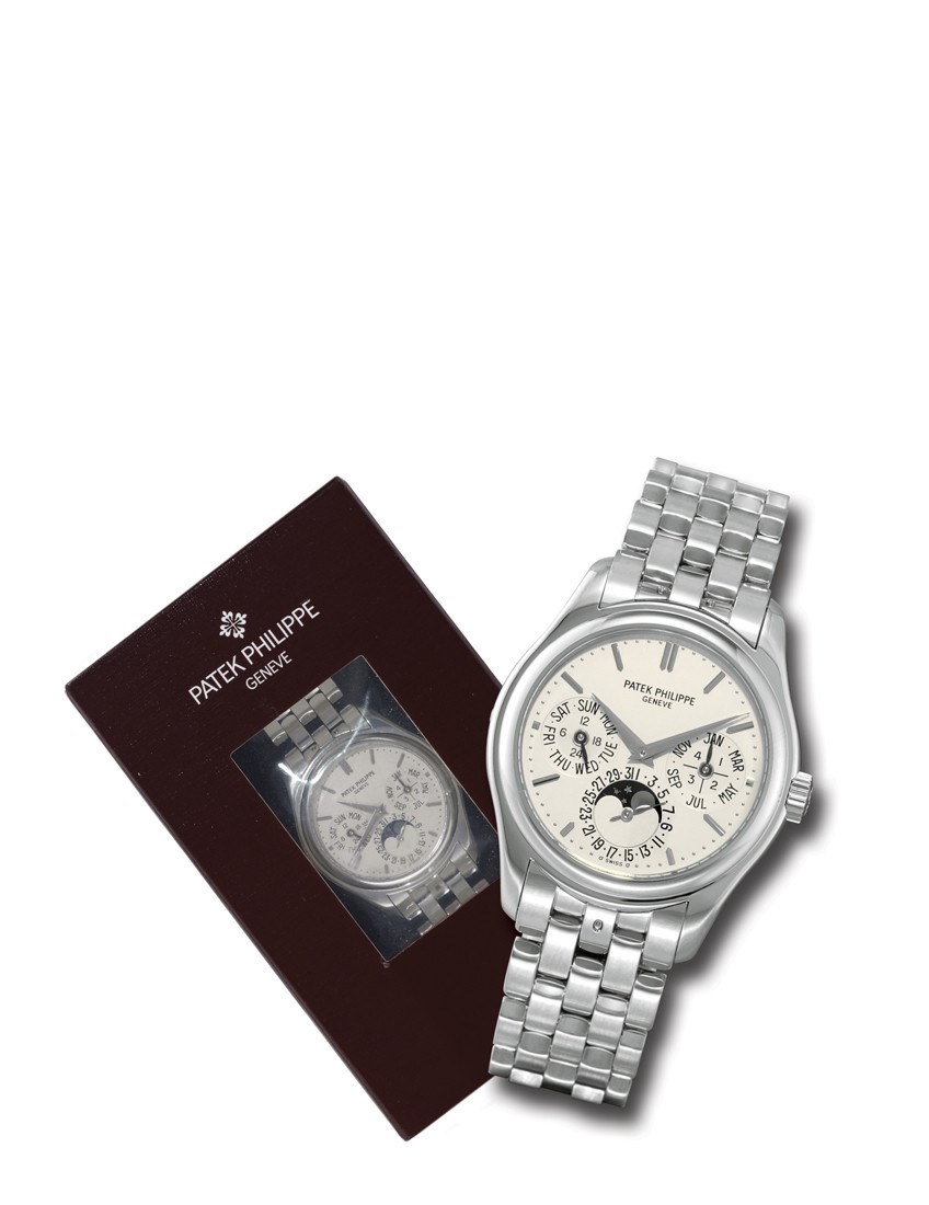 PATEK PHILIPPE, REF. 5136/1G

18K WHITE GOLD SELF-WINDING PERPETUAL CALENDAR BRACELET WATCH WITH MOON-PHASE DISPLAY IN FACTORY SEALED BAG