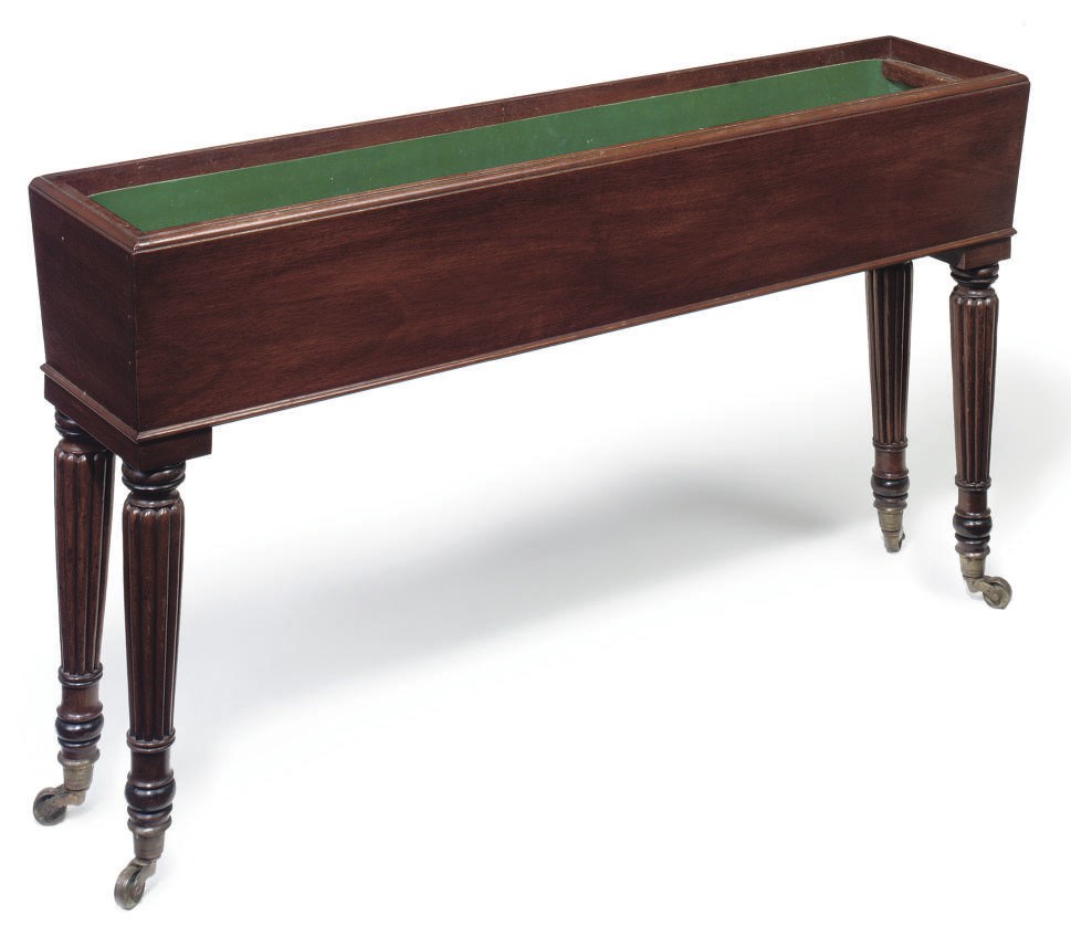 A MAHOGANY JARDINIERE