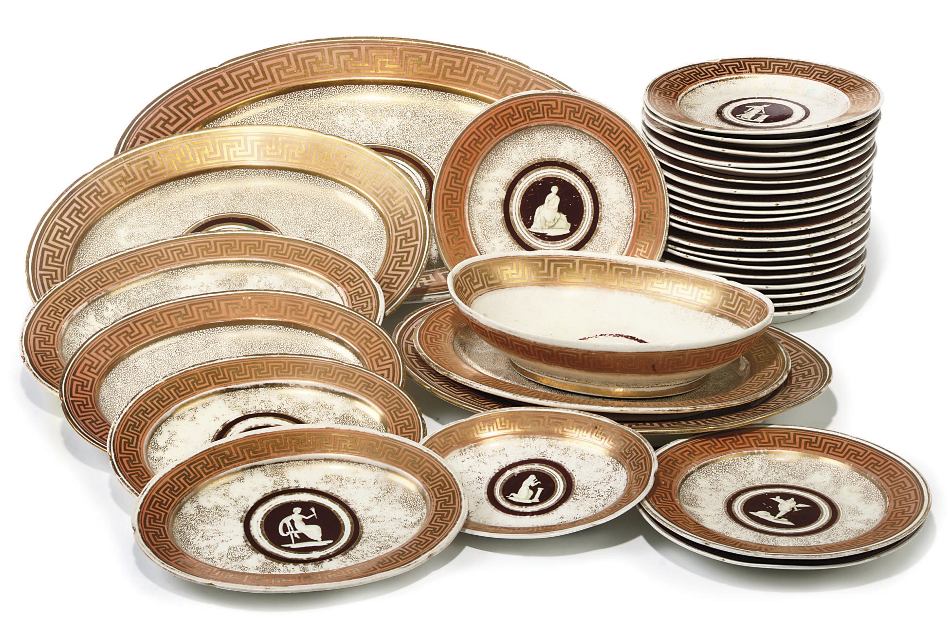 A COALPORT PART DINNER-SERVICE