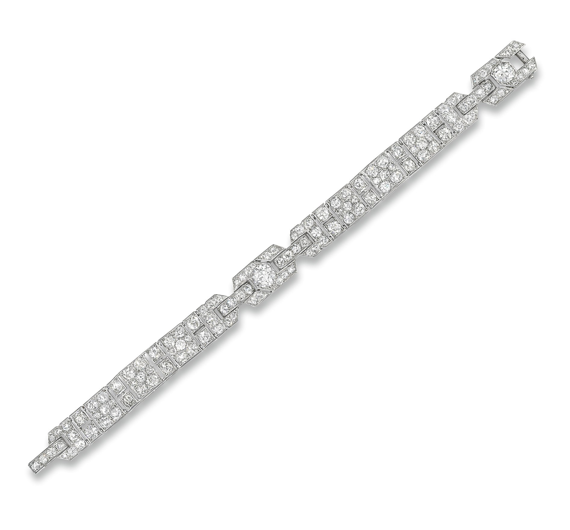 A DIAMOND BRACELET, BY CARTIER