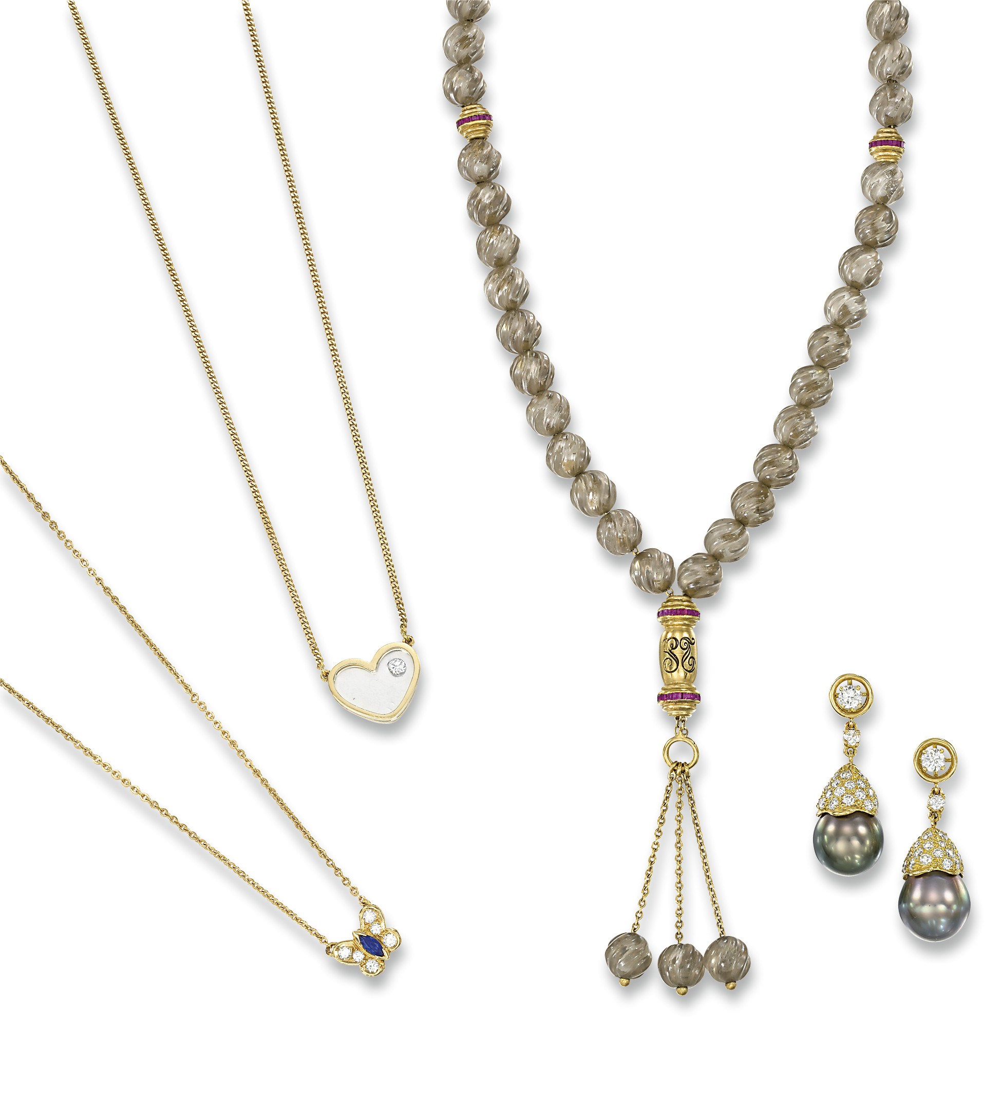 A GROUP OF FOUR JEWELS