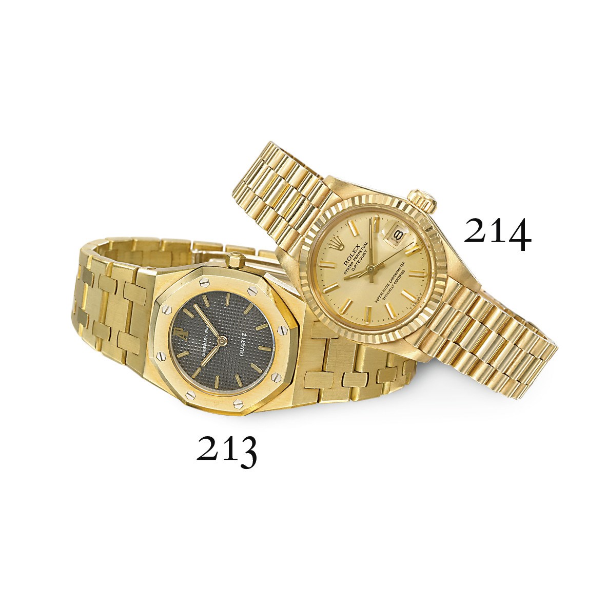 A LADY'S OYSTER PERPETUAL DATEJUST WRISTWATCH, BY ROLEX