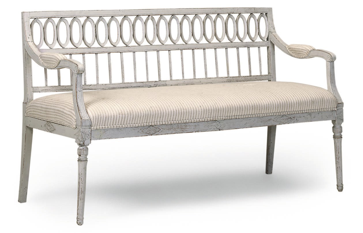 A GUSTAVIAN PAINTED SOFA
