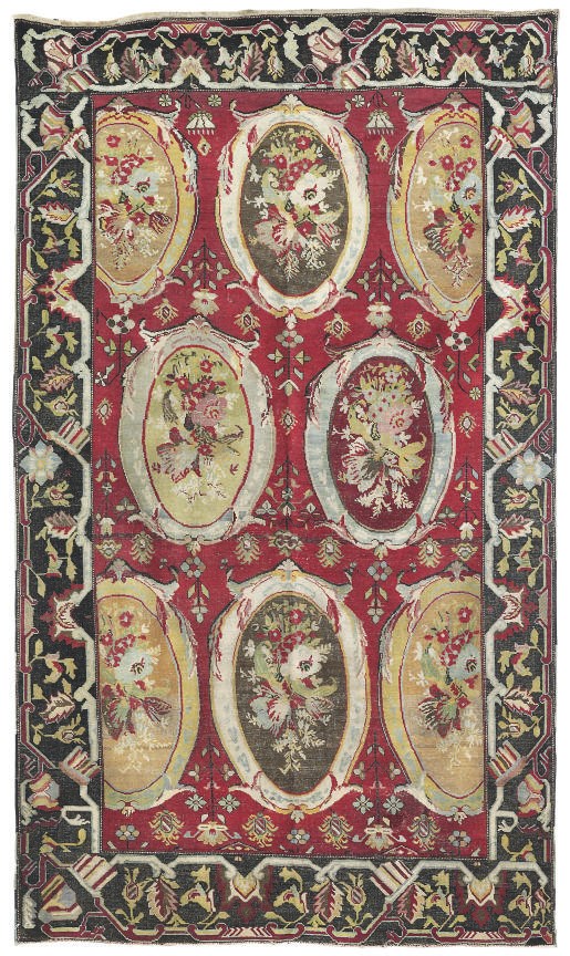 An antique Karabagh small carpet