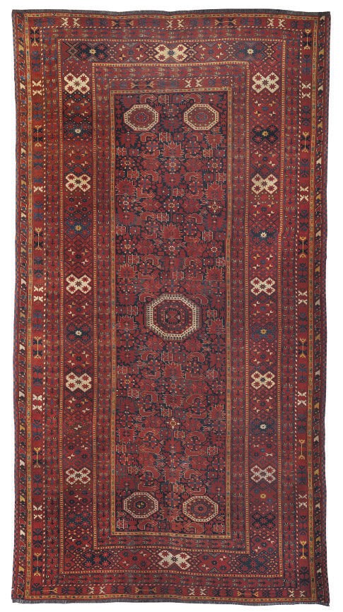An antique Beshir small carpet