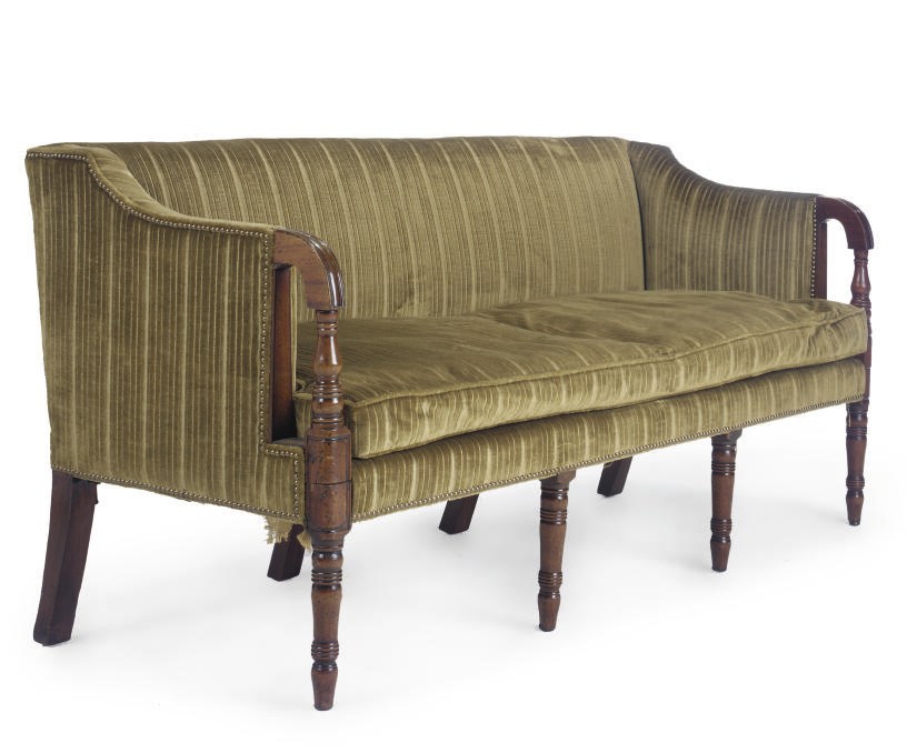 A REGENCY MAHOGANY SOFA