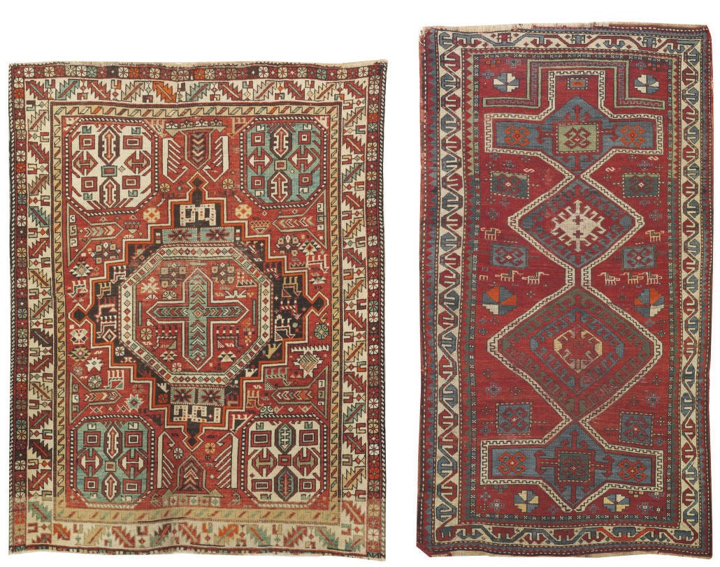 A Shirvan rug & Kazak prayer rug