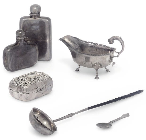 A WILLIAM AND MARY SILVER TREFID-END TEASPOON