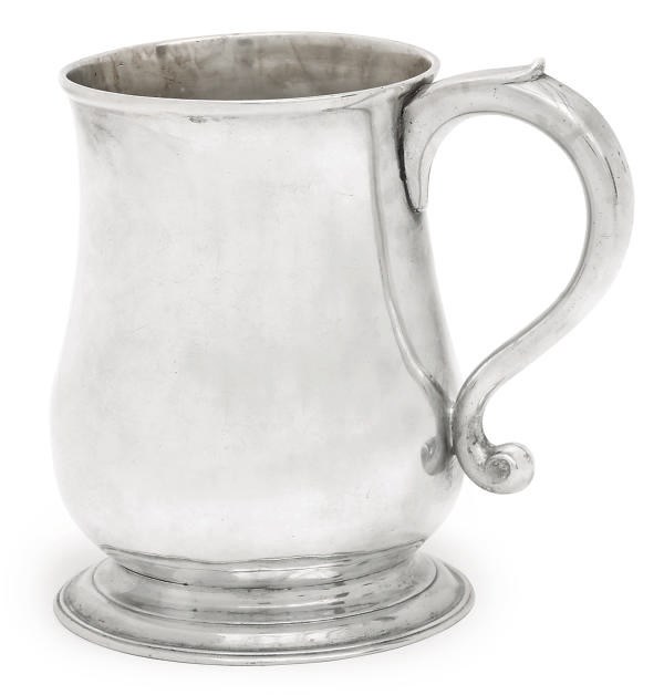 A GEORGE II SILVER MUG