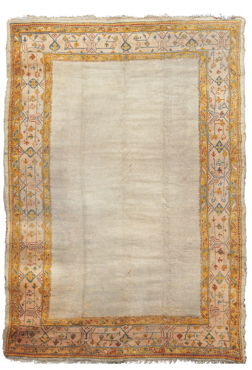 An antique Ushak carpet