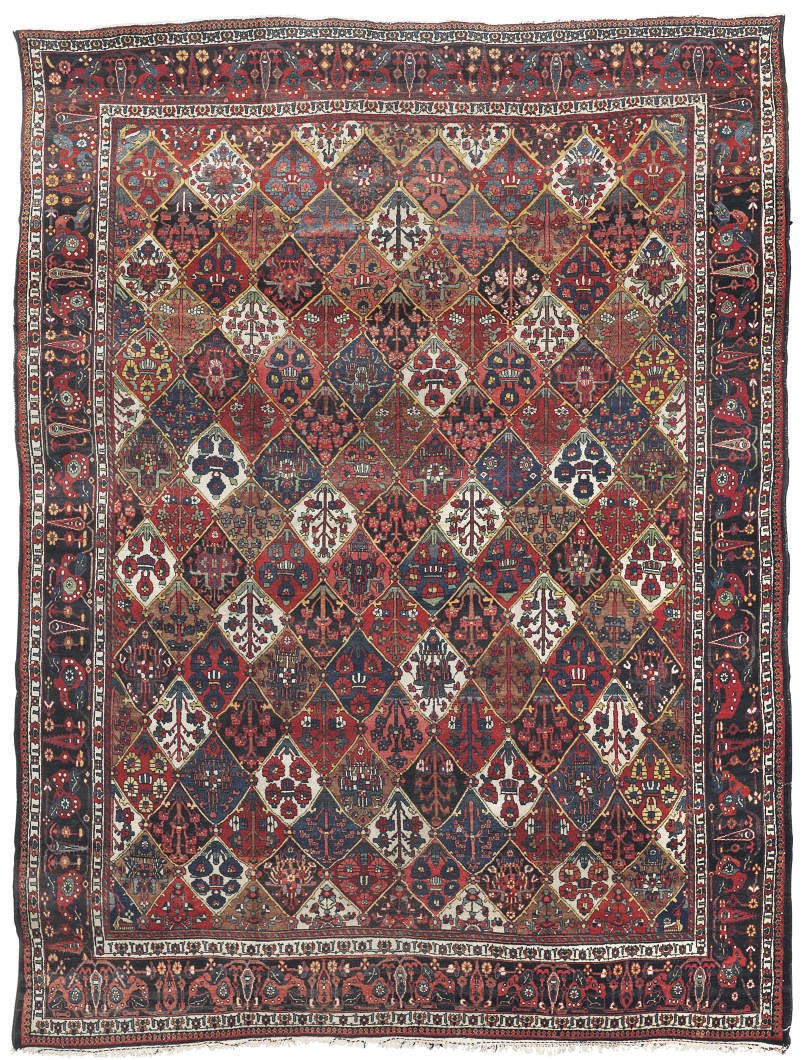 A fine Bakhtiari 'Garden design' carpet