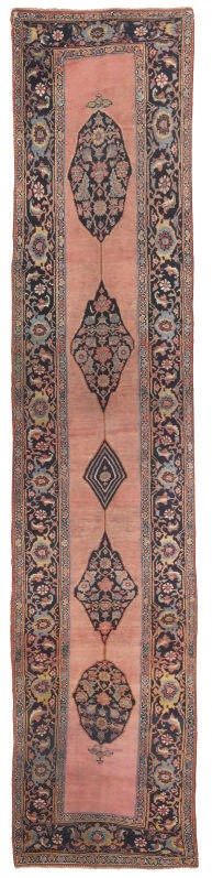 An antique Bijar runner