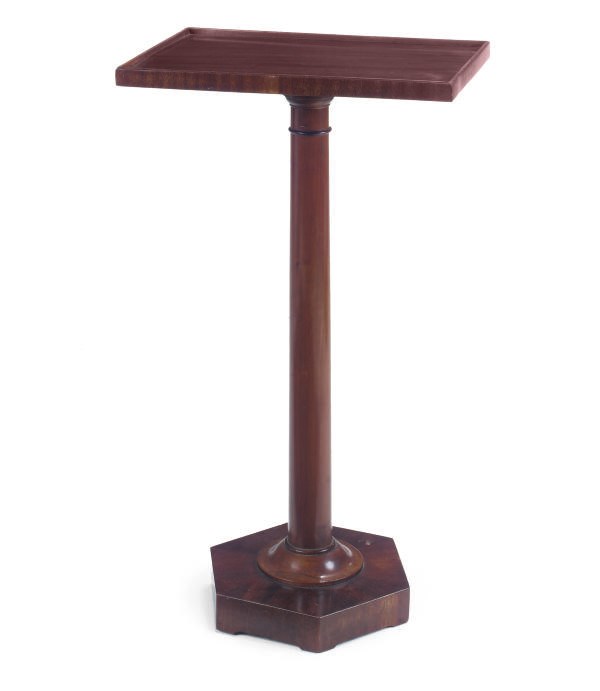 A BIEDERMIER MAHOGANY OCCASIONAL TABLE