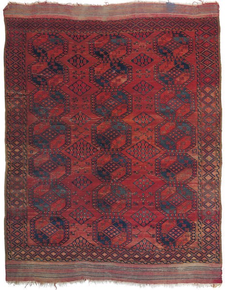 An antique Ersari carpet