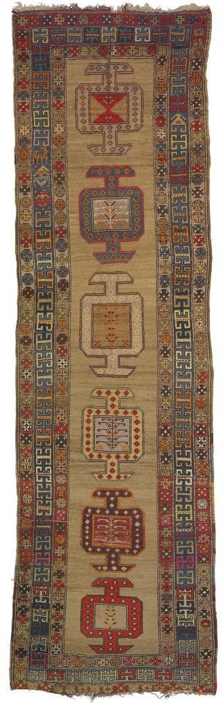 An unusual antique Shahsavan runner