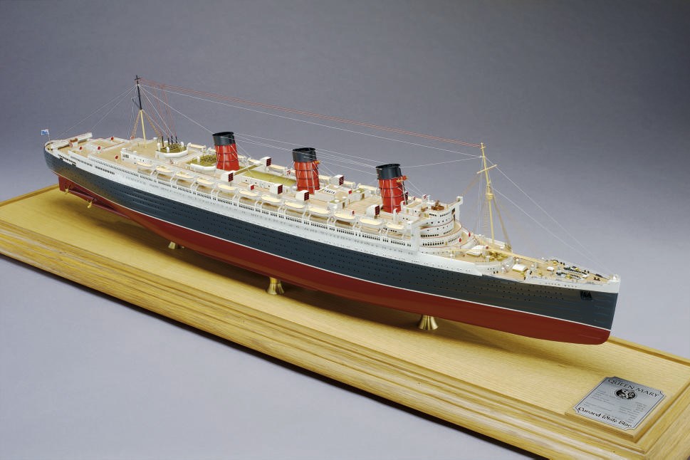 A fine scale model of the R.M.S. QUEEN MARY