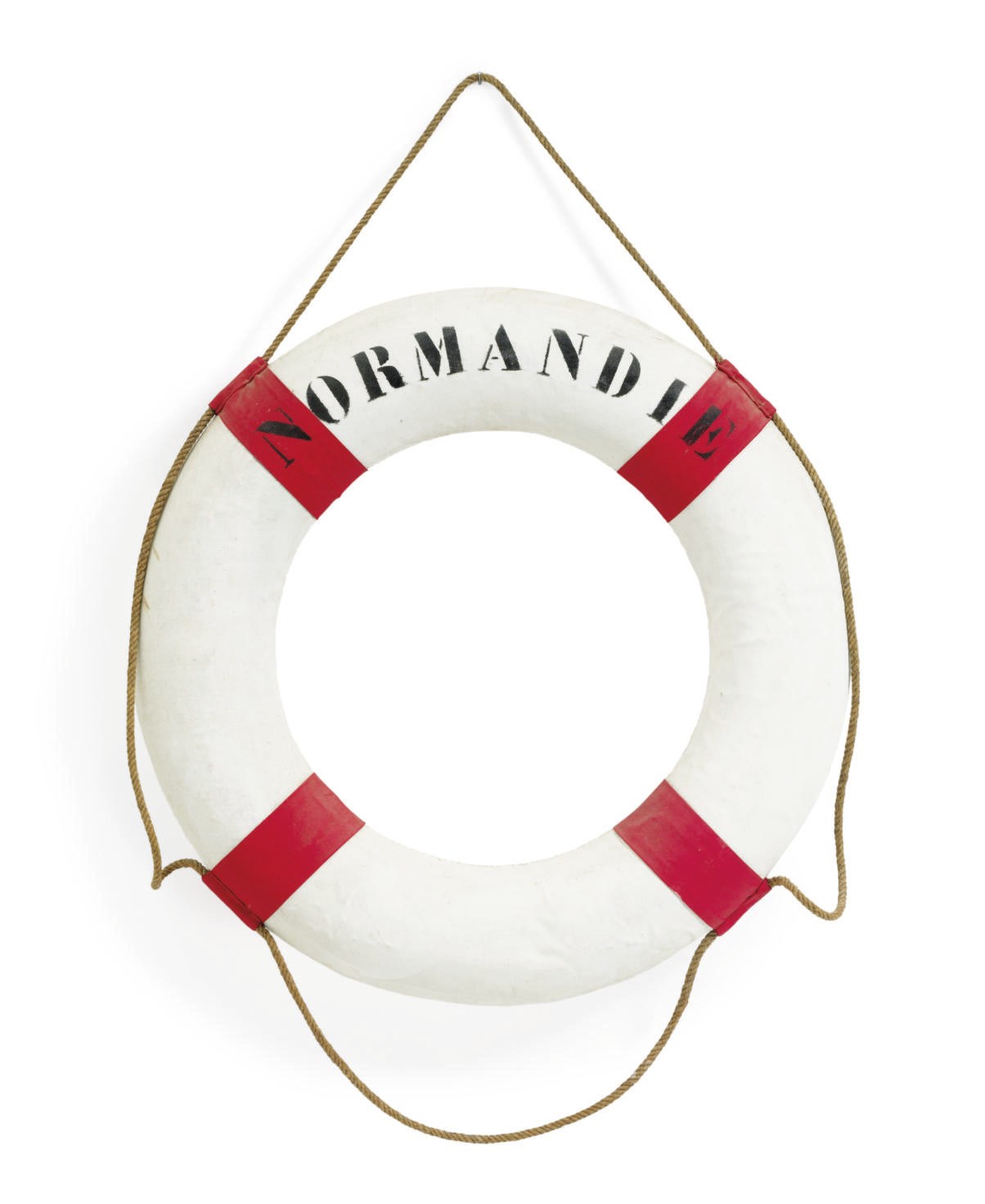 A life ring from the S.S. Normandie