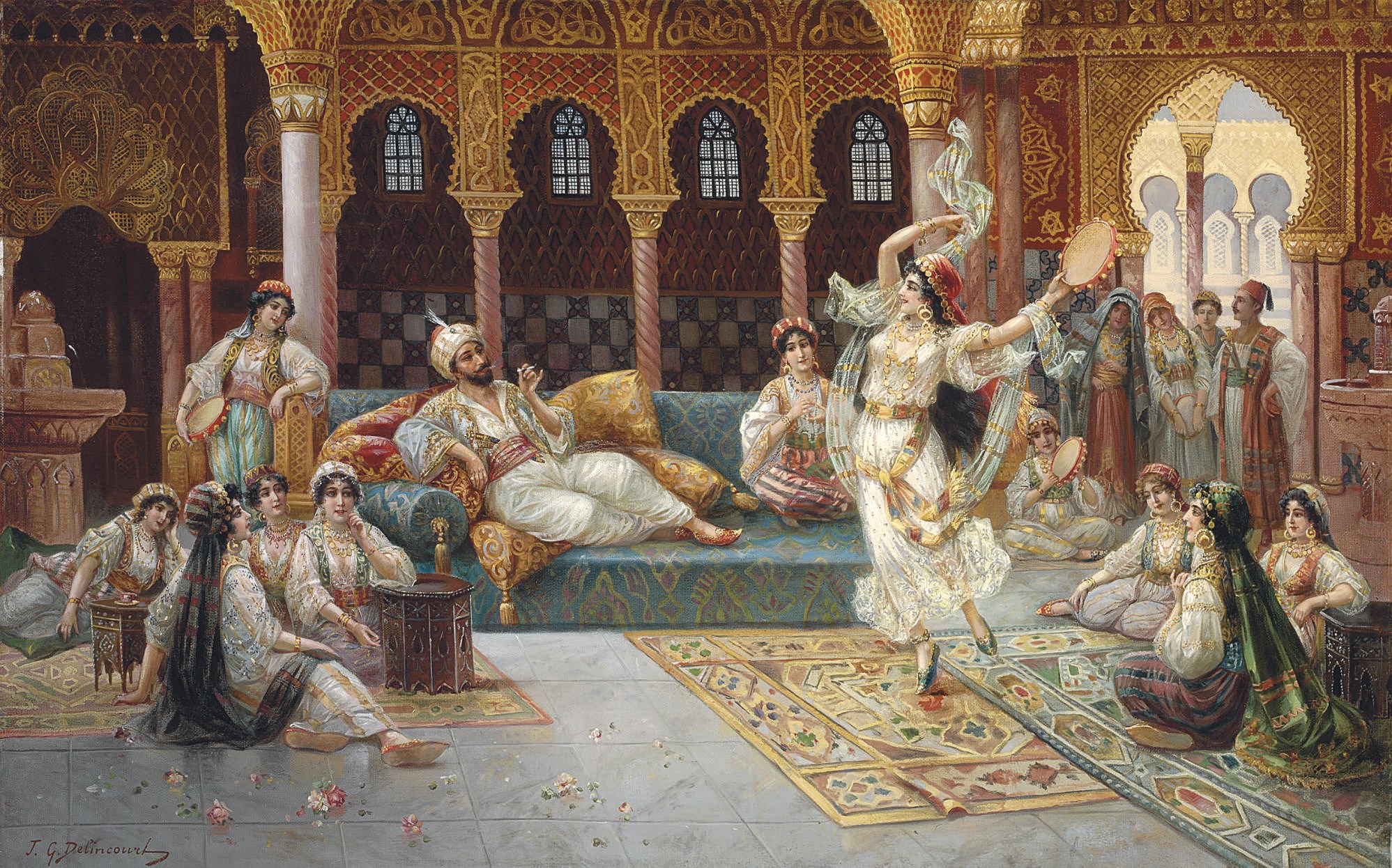 J.G. Delincourt (French, 19th/20th Century)