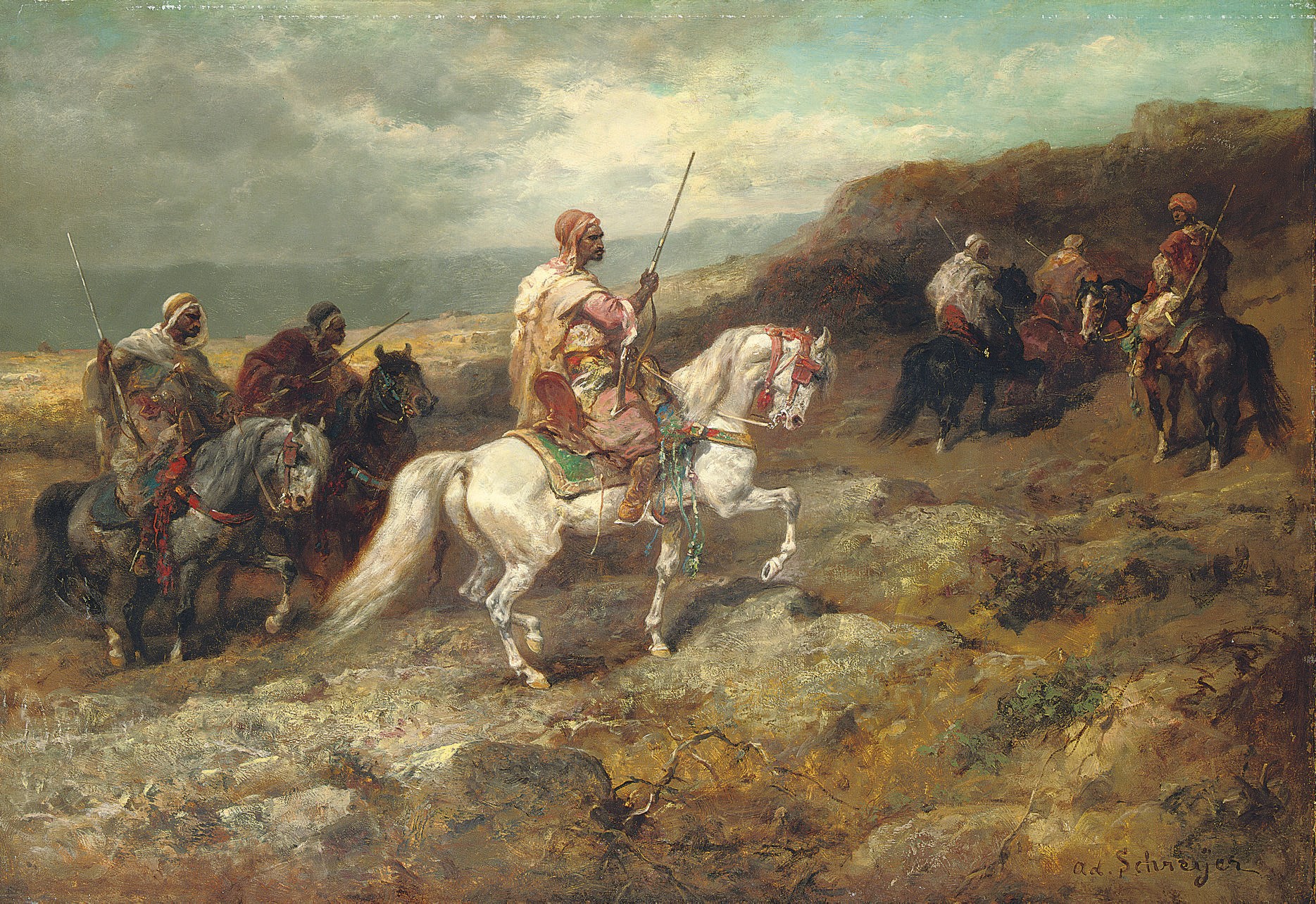 Adolf Schreyer (German, 1828-1899)