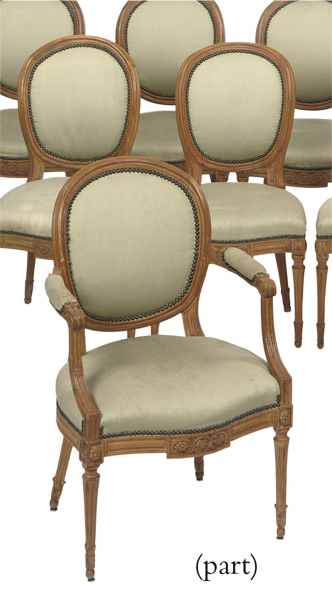 A SET OF TWELVE DUTCH BEECHWOOD AND ELM DINING CHAIRS