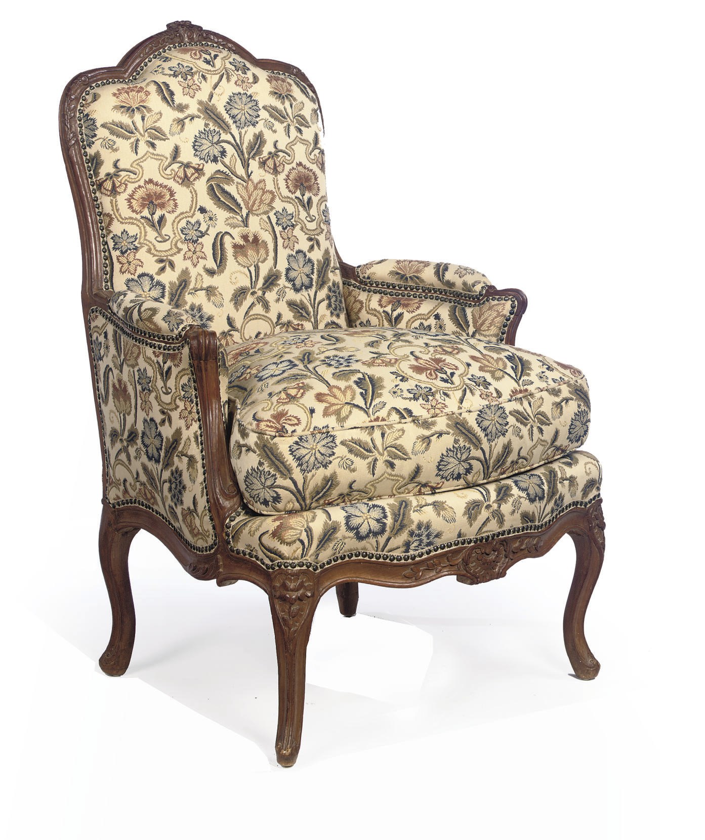 A LATE LOUIS XV BEECHWOOD BERGERE