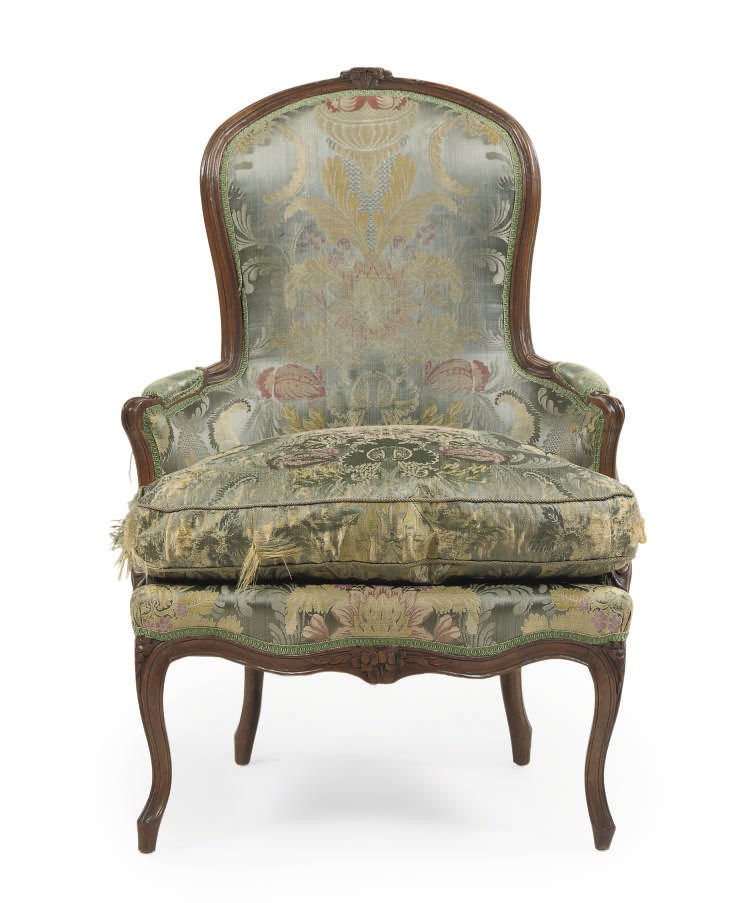 A LOUIS XV BEECHWOOD BERGERE