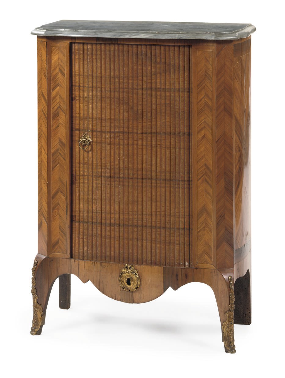 A DUTCH KINGWOOD SIDEBOARD
