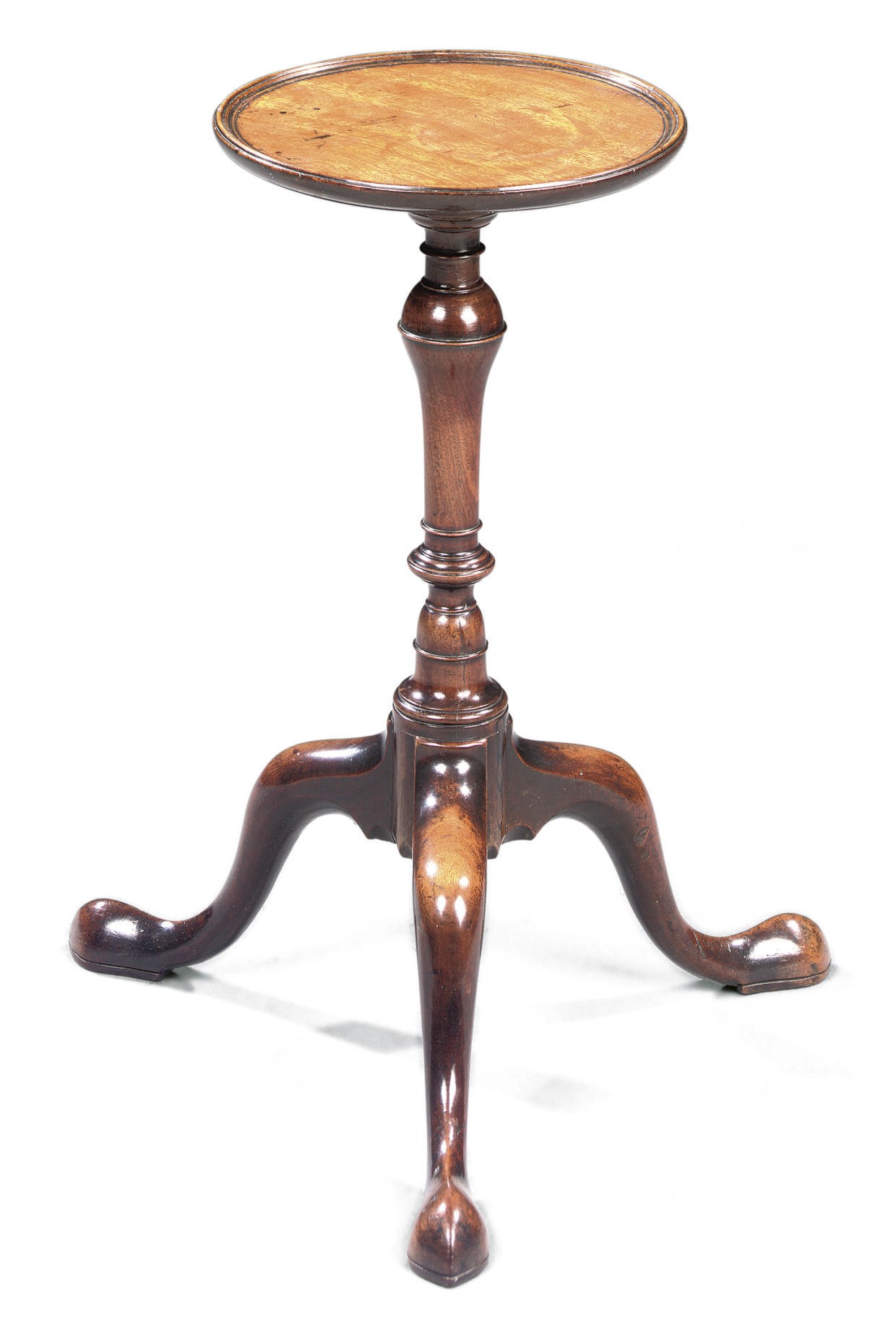 A GEORGE II MAHOGANY KETTLE-STAND