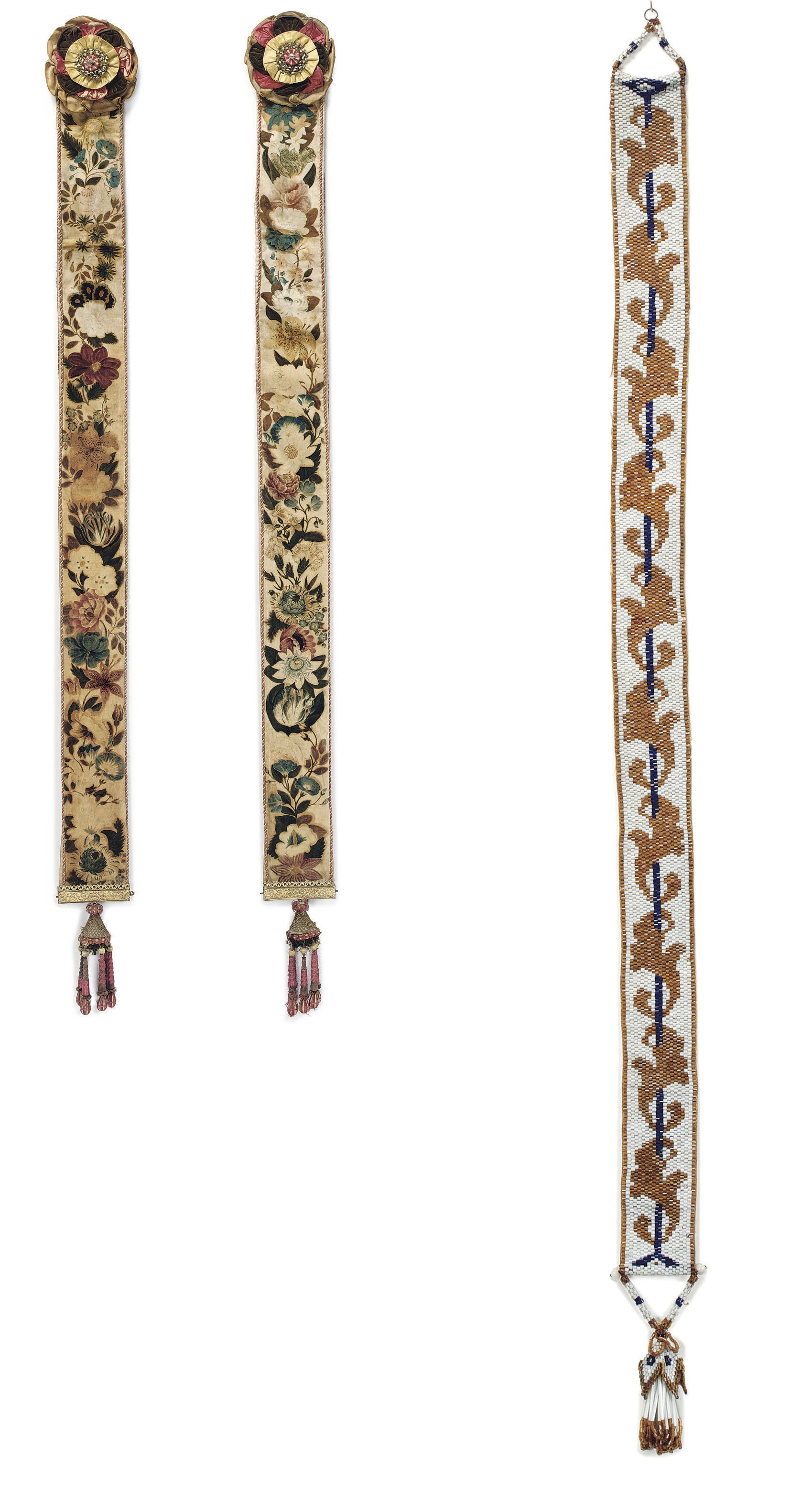 THREE VICTORIAN BELL-PULLS