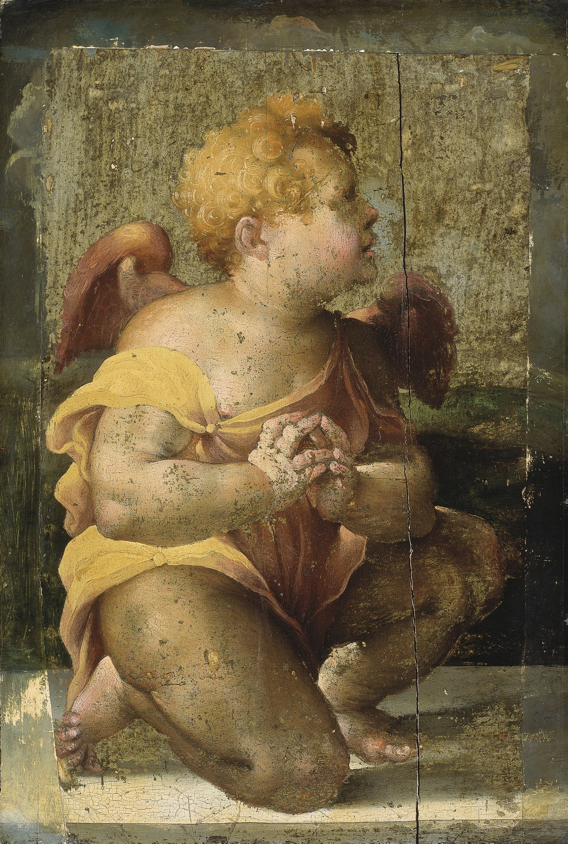 ATTRIBUE A DOMENICO BECCAFUMI (CORTINE IN VALDIBIANA MONTAPERTI 1484-1551 SIENNE)