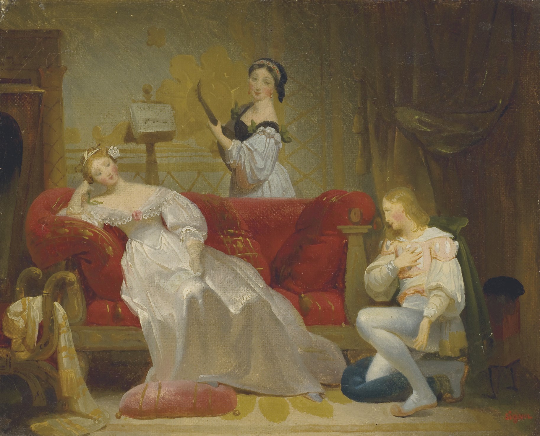 EMILE SIGNOL (PARIS 1804-1892 MONTMORENCY)