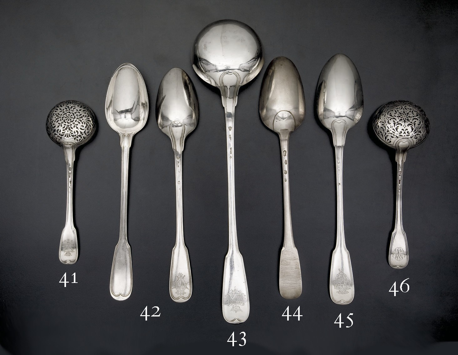 CUILLERE A RAGOUT EN ARGENT
