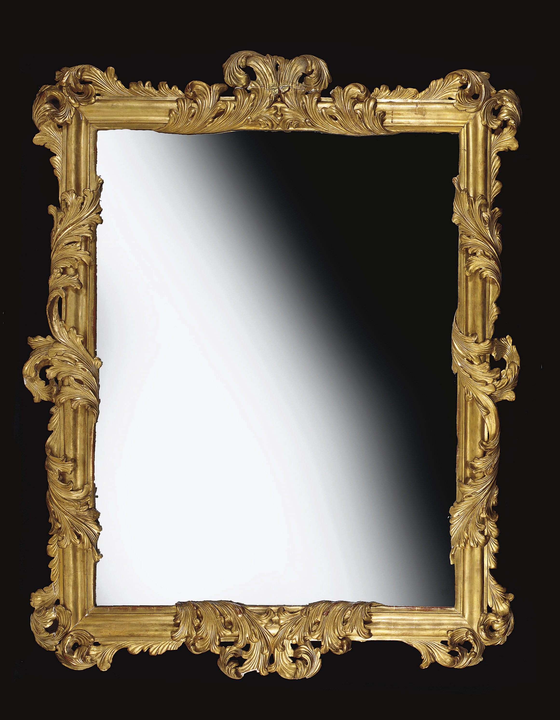 CADRE MONTE EN MIROIR D'EPOQUE BAROQUE