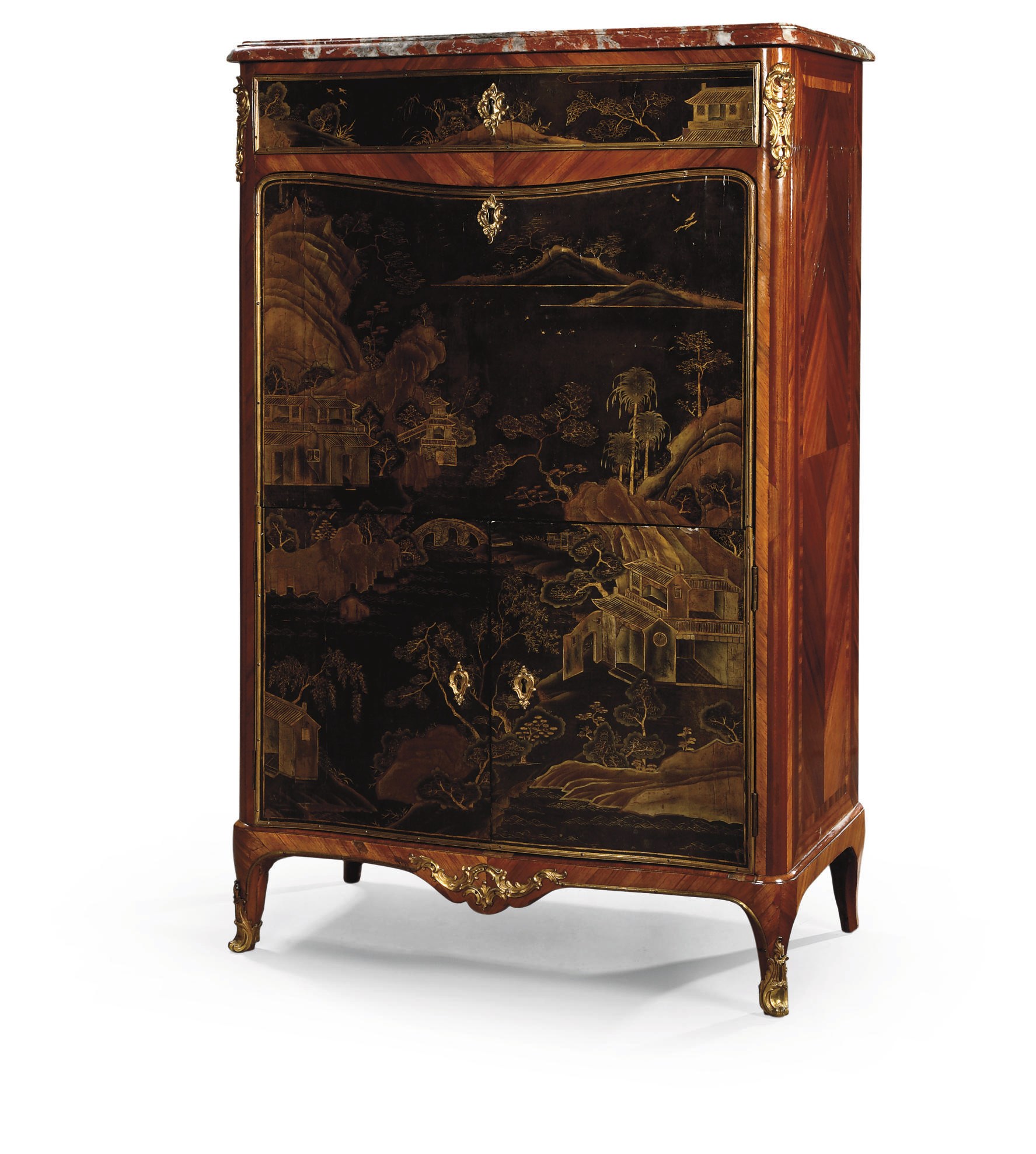 SECRETAIRE A ABATTANT D'EPOQUE LOUIS XV