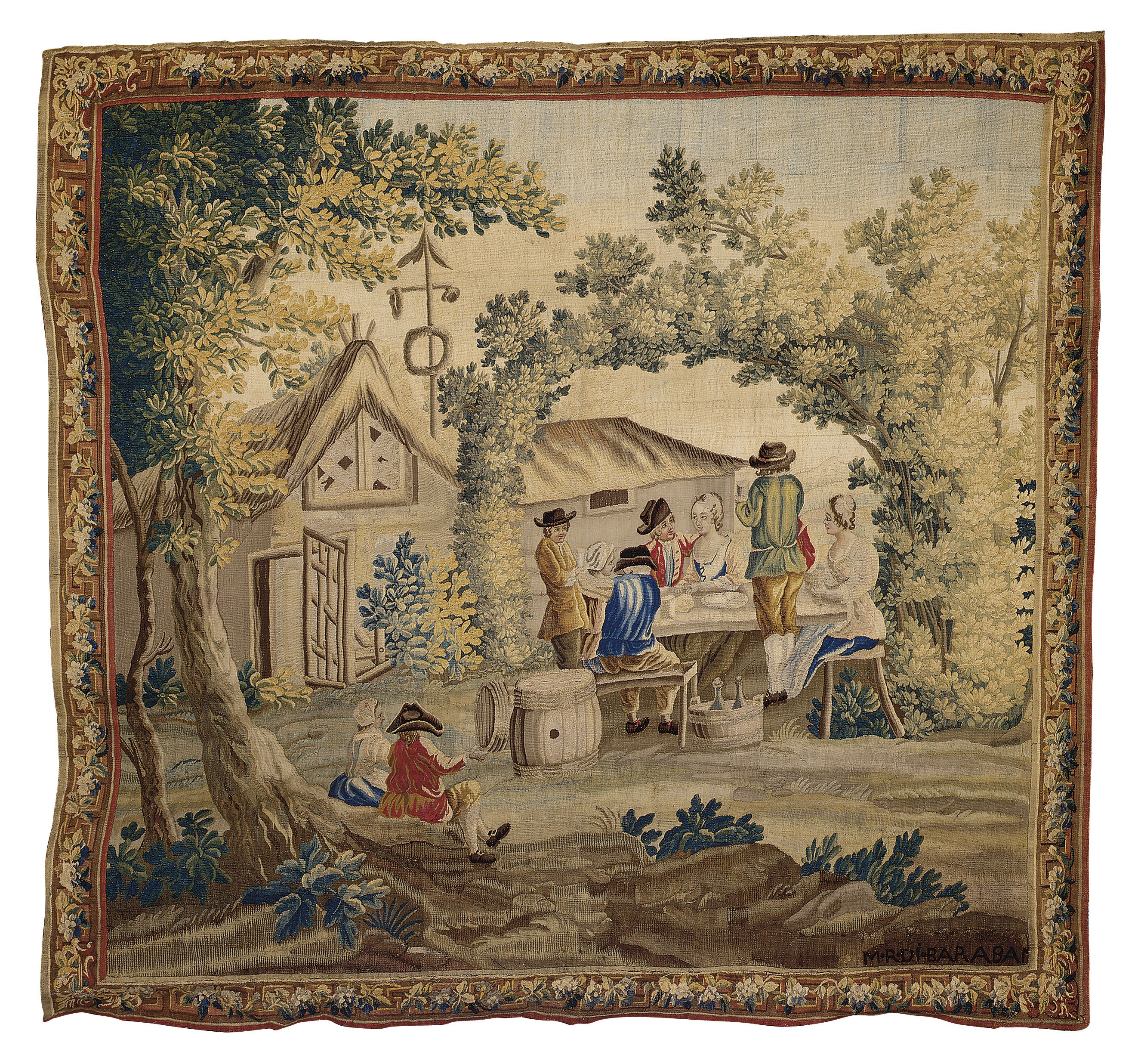 TAPISSERIE D'EPOQUE LOUIS XV