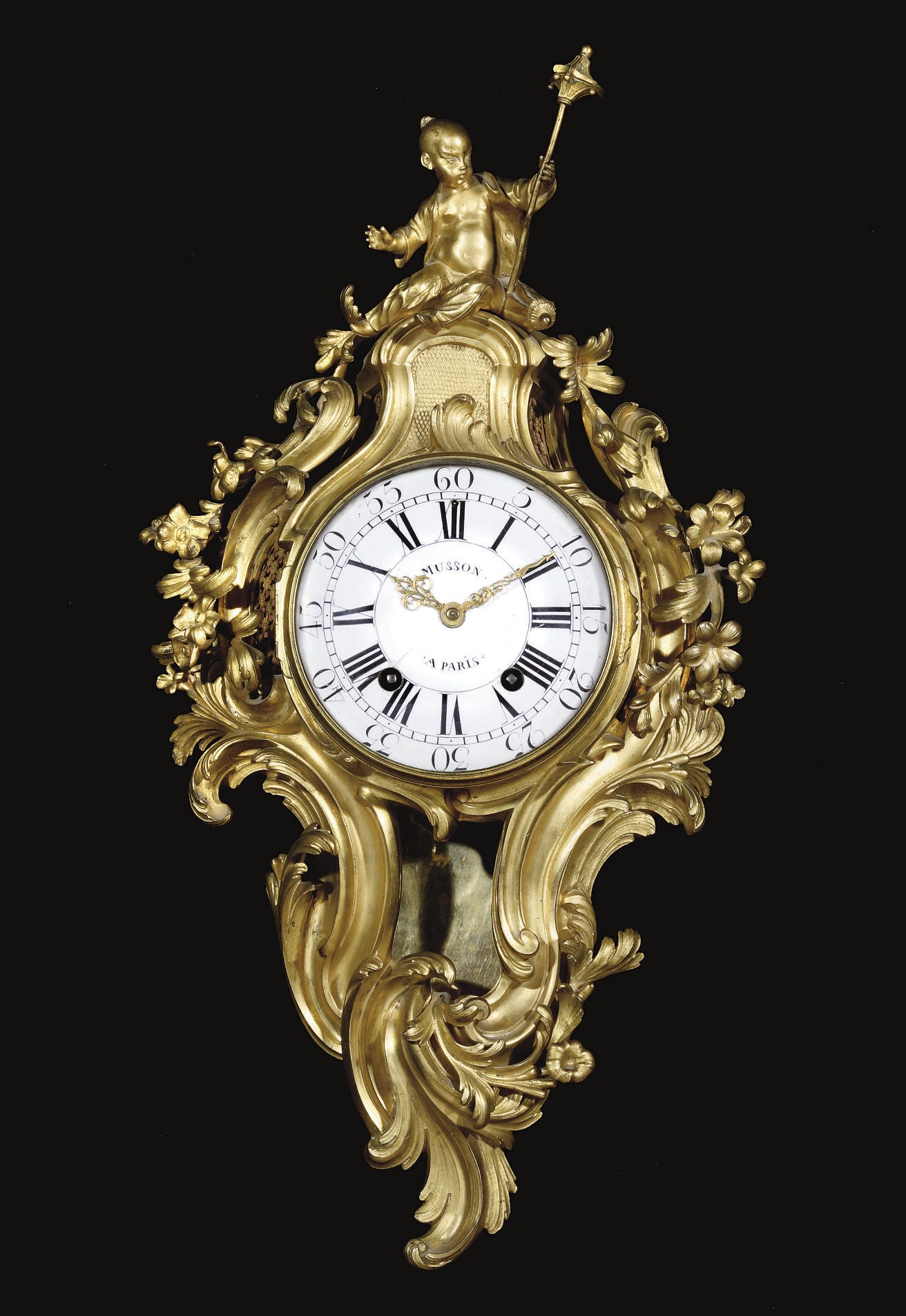 CARTEL D'APPLIQUE D'EPOQUE LOUIS XV