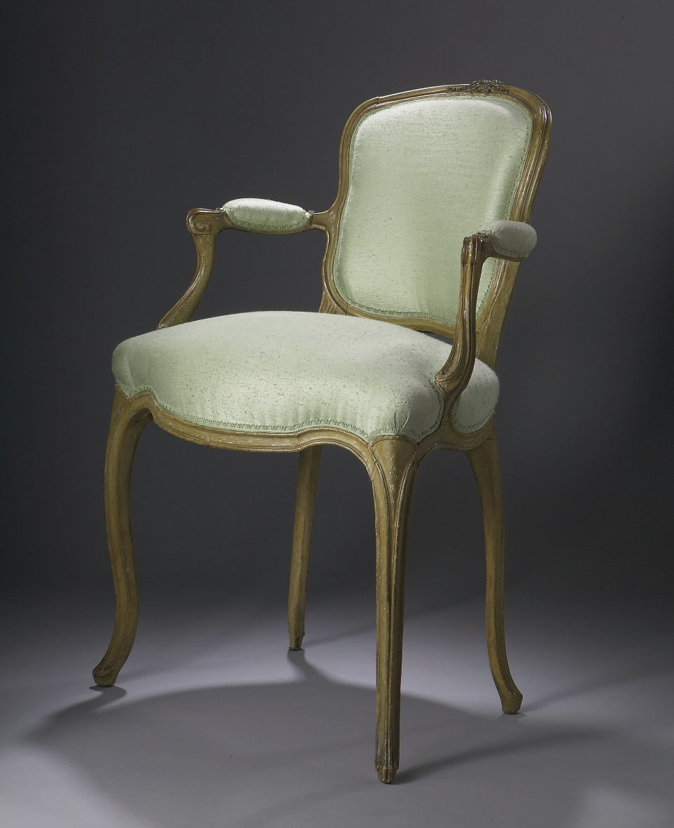 FAUTEUIL DE MUSICIEN EN CABRIOLET D'EPOQUE LOUIS XV