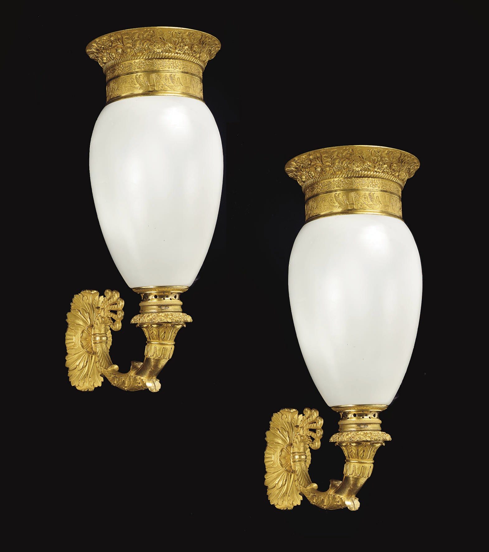 PAIRE D'APPLIQUES D'EPOQUE NAPOLEON III