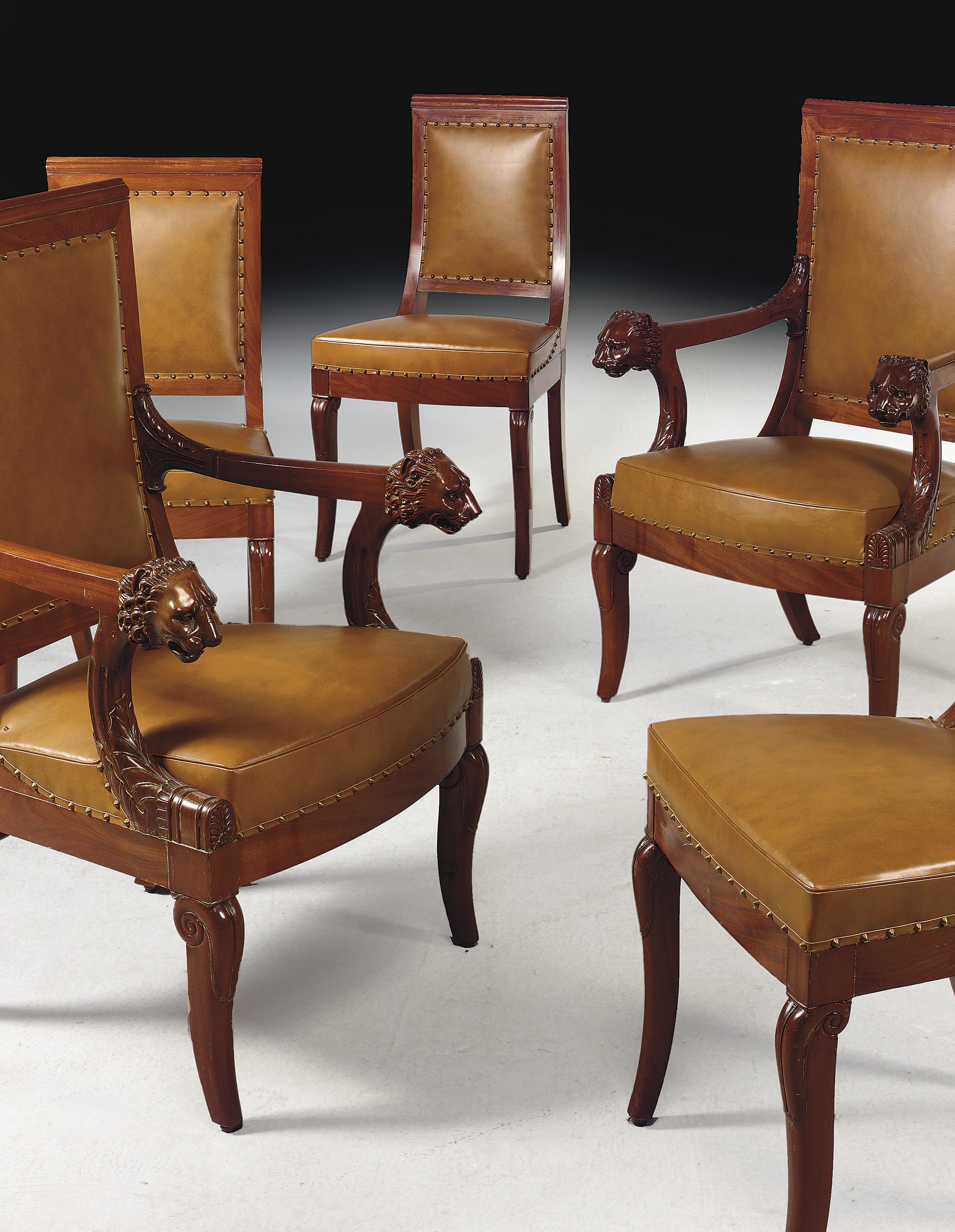 MOBILIER DE SALON D'EPOQUE EMPIRE