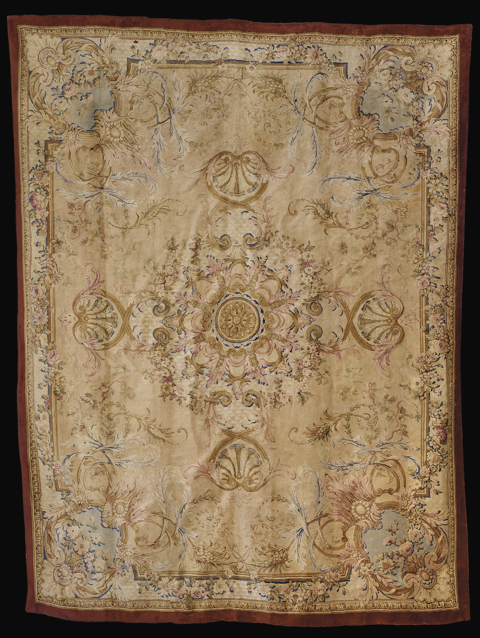 TAPIS DANS LE STYLE DE LA MANUFACTURE DE LA SAVONNERIE