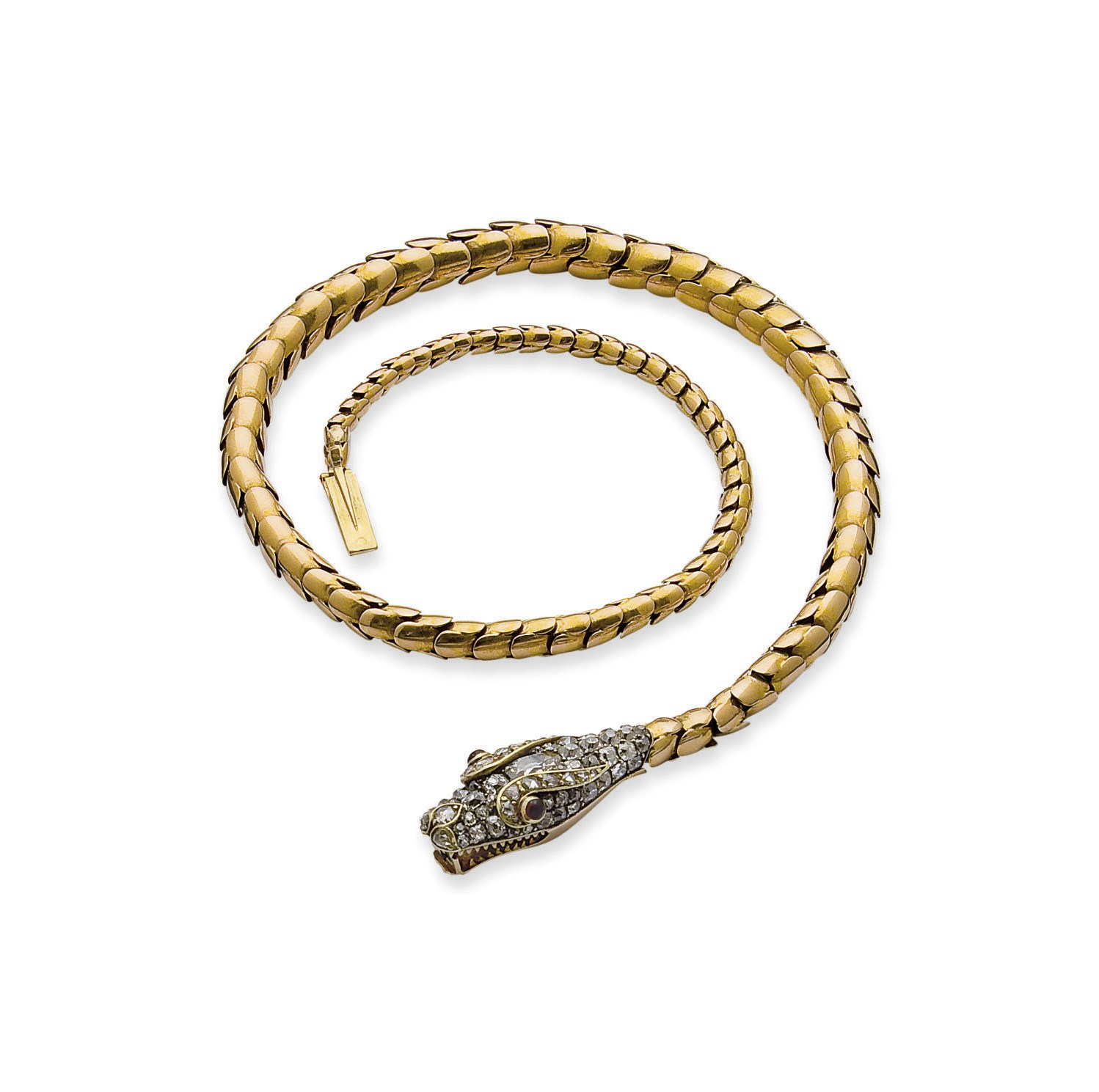 COLLIER RUBIS ET DIAMANTS