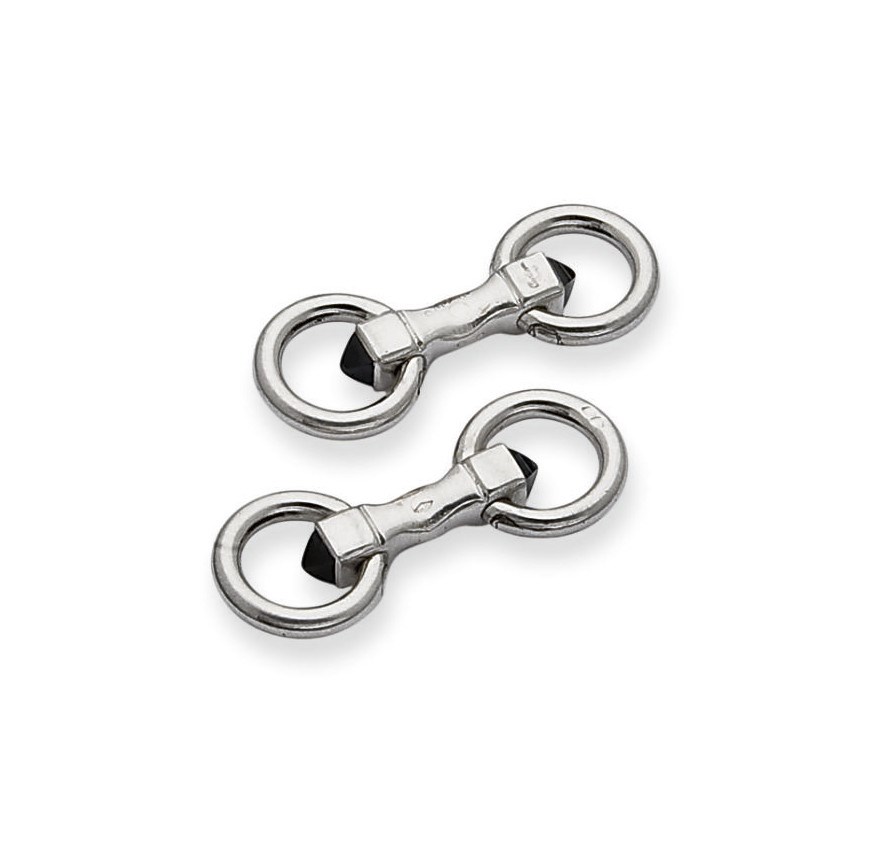 PAIRE DE BOUTONS DE MANCHETTES SAPHIRS, PAR CARTIER