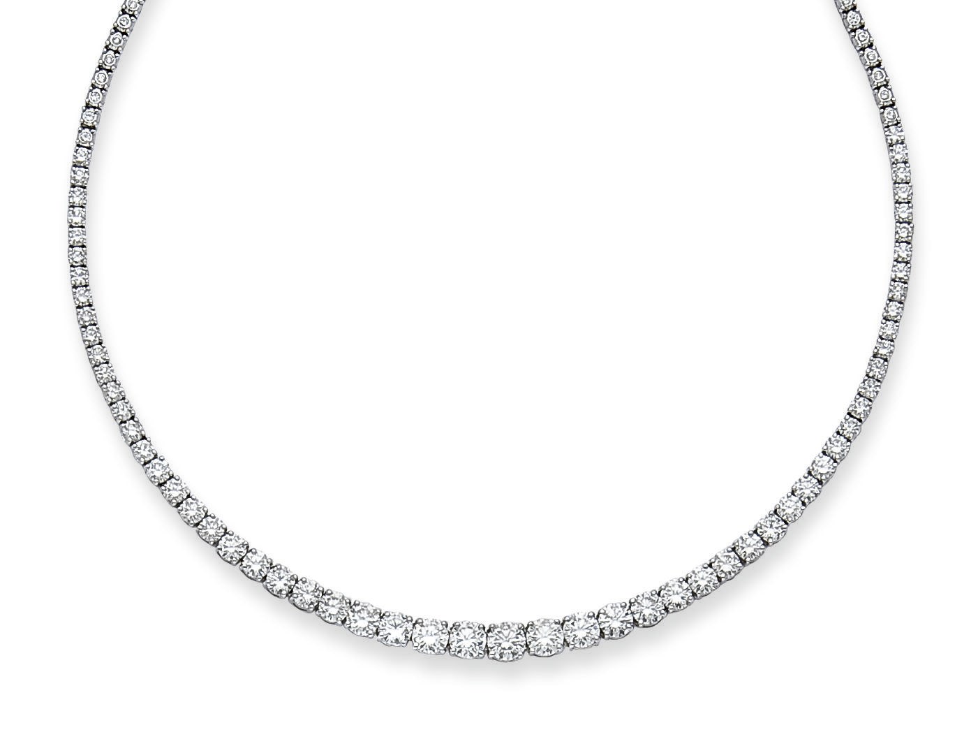 COLLIER RIVIERE DIAMANTS