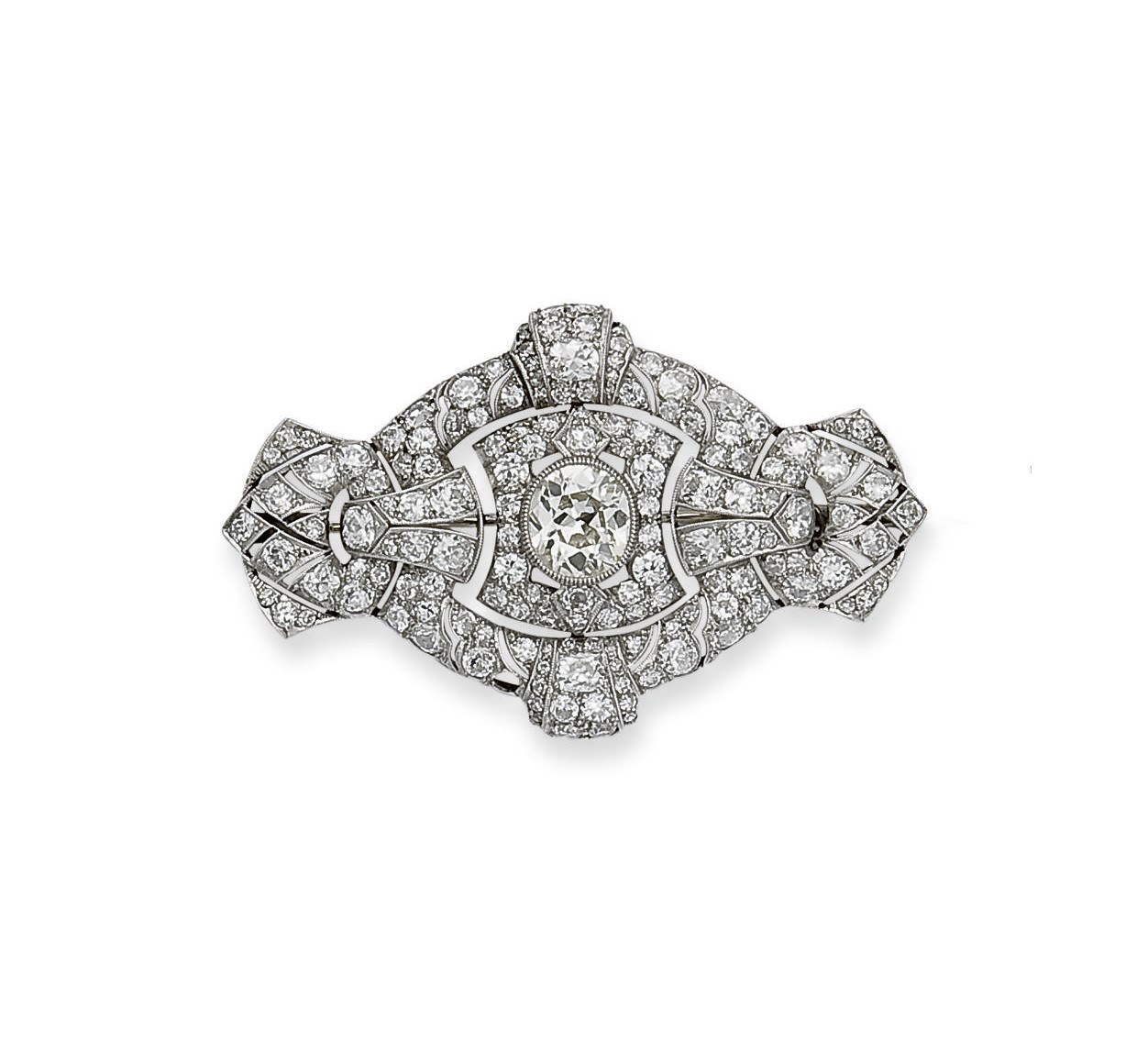 BROCHE DIAMANTS