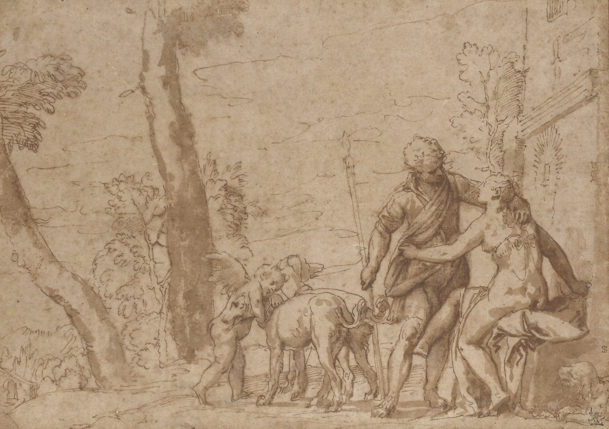 Attributed to Giovanni Battista Zelotti (Verona 1526-1578 Mantua)