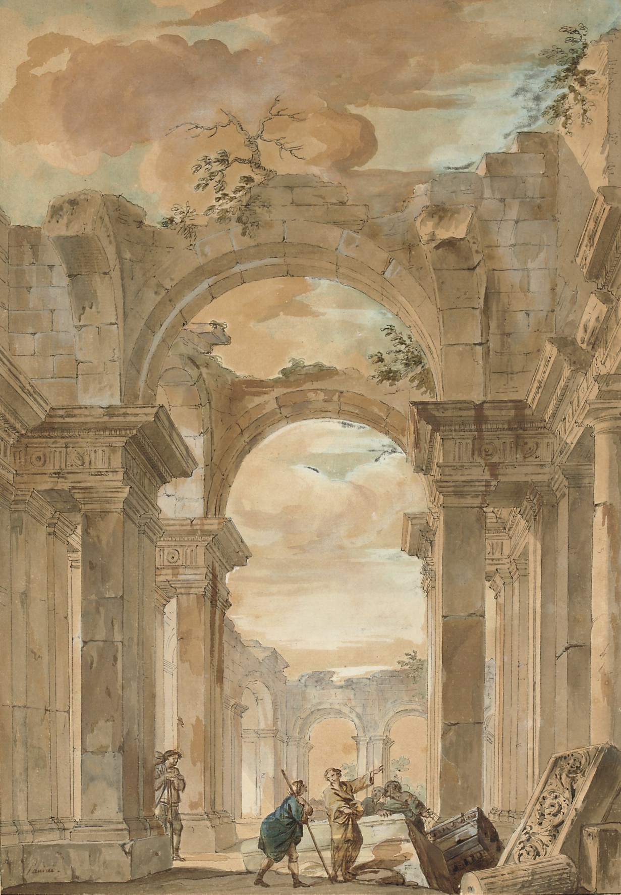 Circle of Giovanni Paolo Panini (Piacenza 1691-1765 Rome)